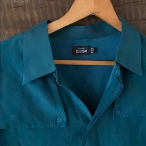 Kate Spade Hidden Button Blouse